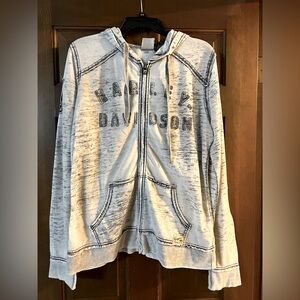 Harley Davidson zip up sweatshirt